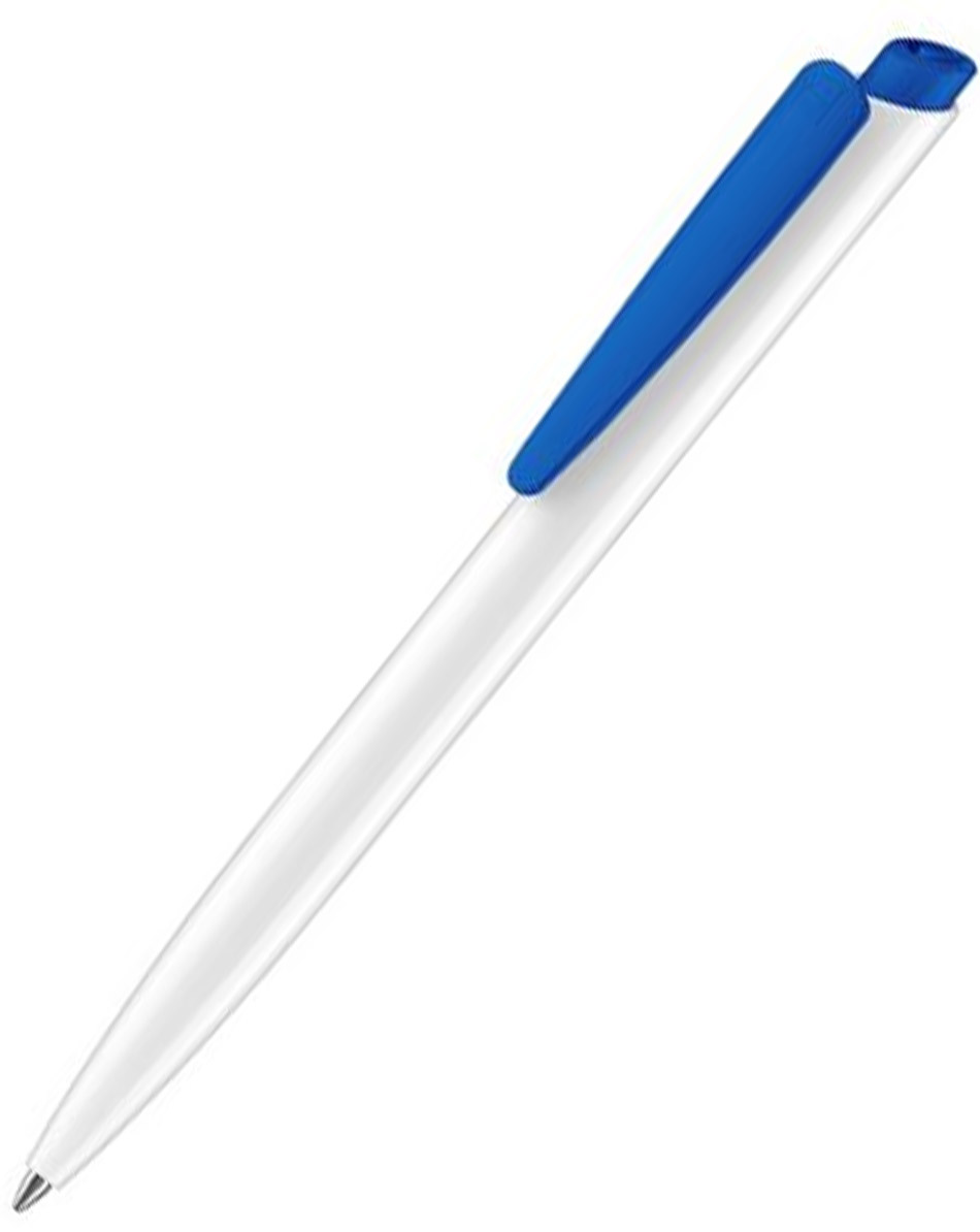 Ручка Senator Dart Basic Polished бело-голубой